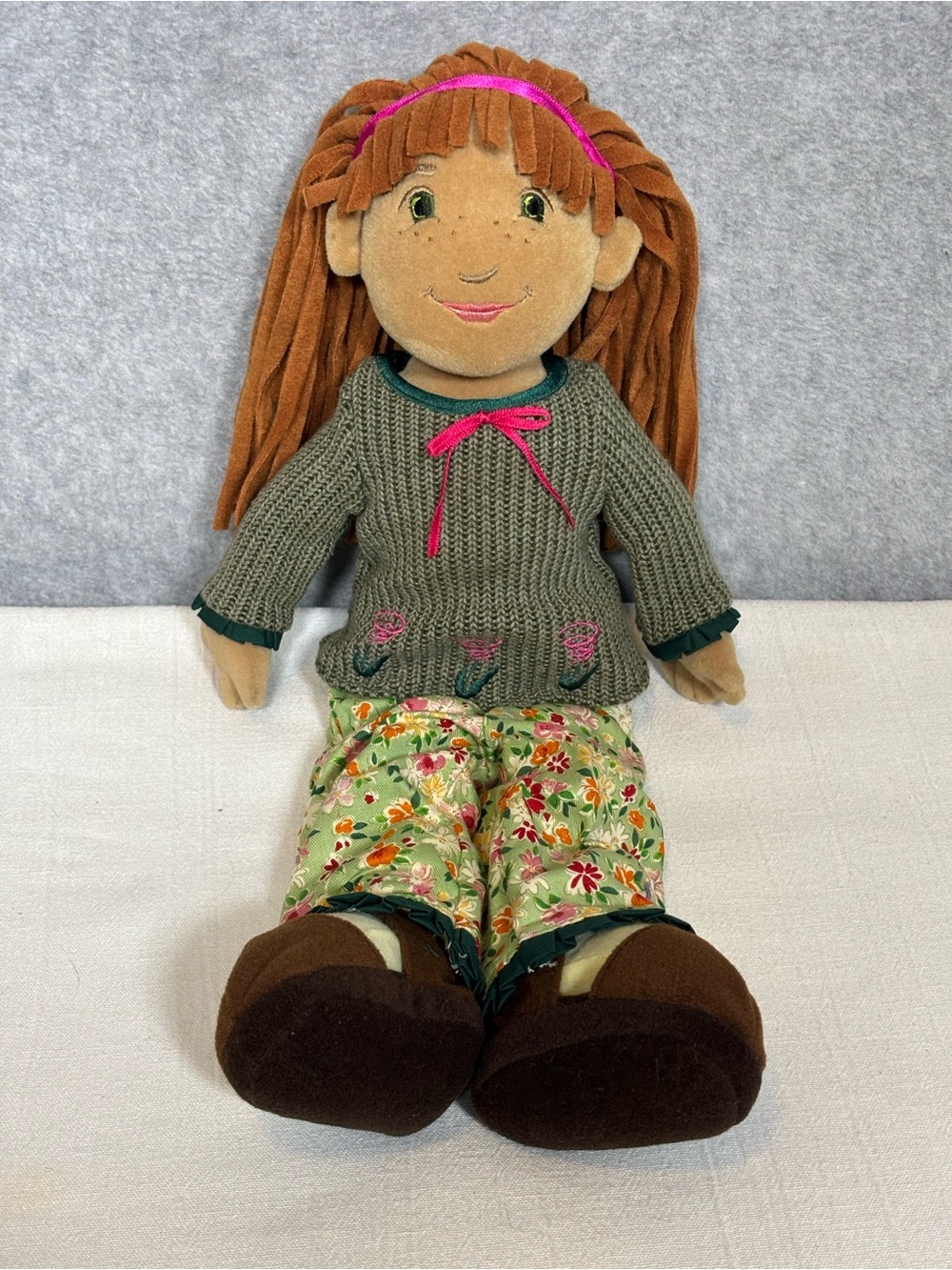 Manhattan Toy Company Vintage Lilydoll Ursula 16” Soft Plush Doll